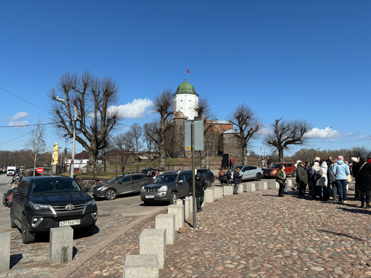 Ленинградская область, город Выборг (фото Олег Д., апрель, 2024)