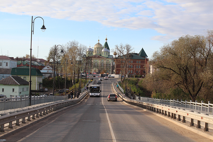 Город Клин, ул.Чайковского (фото В.Кузьмин, октябрь, 2024)