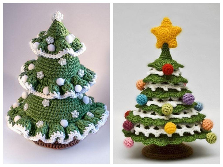 Заснеженные елочки