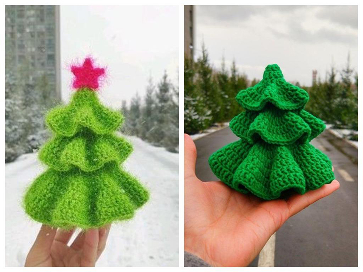 Елочки в рюшах и оборочках