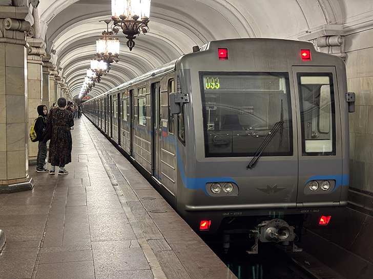 Парад поездов на кольцевой линии (фото Олег Д., Москва, 2025)