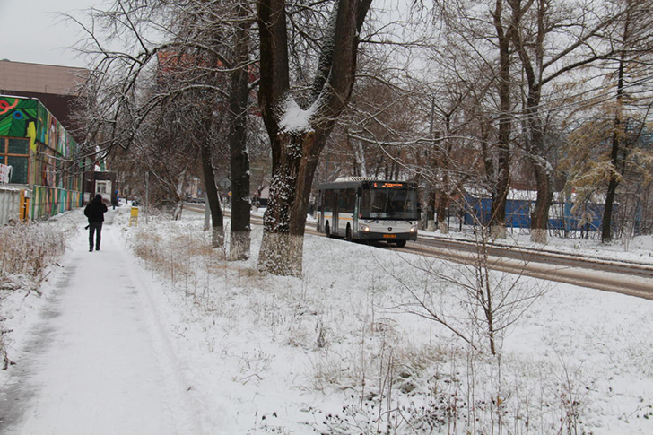 г.Клин, ул.Н.Ямская, зима 2020/2021 год (Фото В.Кузьмин)
