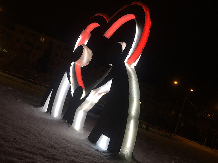 Город Клин, сквер Афанасьева (фото Олег Д., 2017)