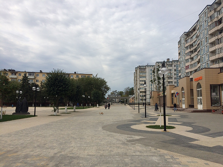Город Клин, сквер Афанасьева (фото Олег Д., 2017)