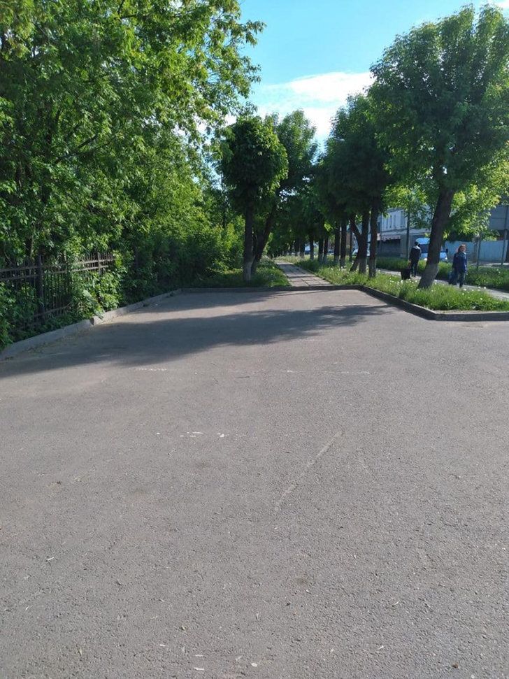 Г.Клин, ул. Папивина (фото infoce-klin.ru, май 2021 года)