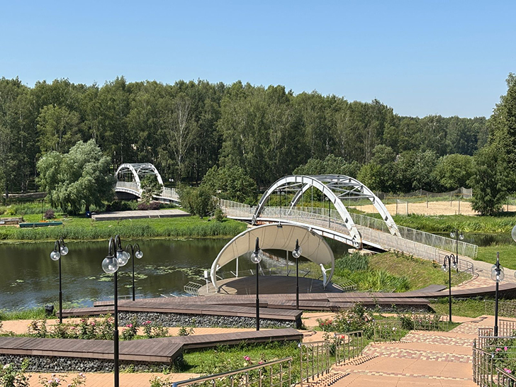 Город Клин, река «Сестра» (фото Олег Д., июль, 2025)