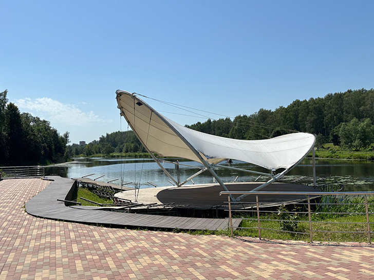 Город Клин, река «Сестра» (фото Олег Д., июль, 2025)