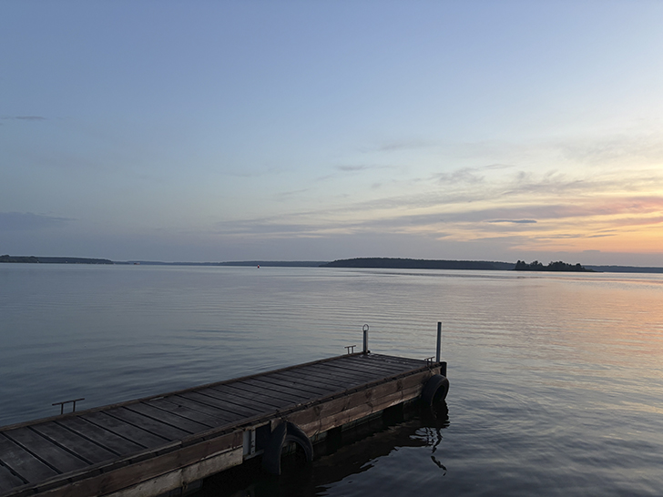 Рассвет в Калязине (фото Олег Д., июль, 2025)