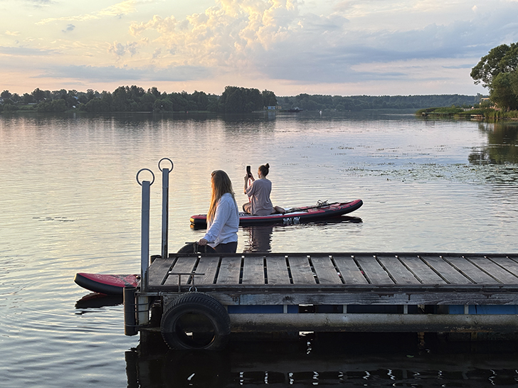 Рассвет в Калязине (фото Олег Д., июль, 2025)