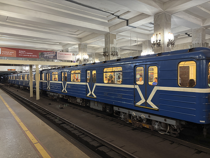 Нижегородский метрополитен (фото Олег Д., июль, 2025)