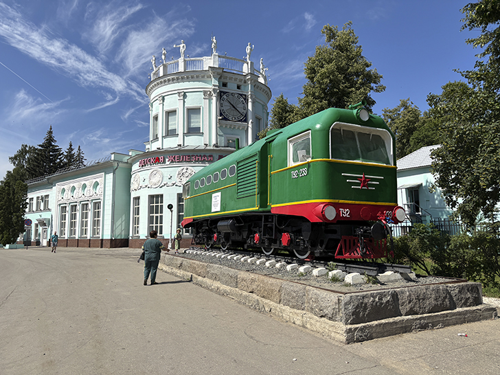 Детская железная дорога в Нижнем Новгороде (фото Олег Д., июль, 2025)