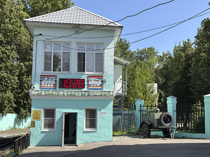 Детская железная дорога в Нижнем Новгороде (фото Олег Д., июль, 2025)