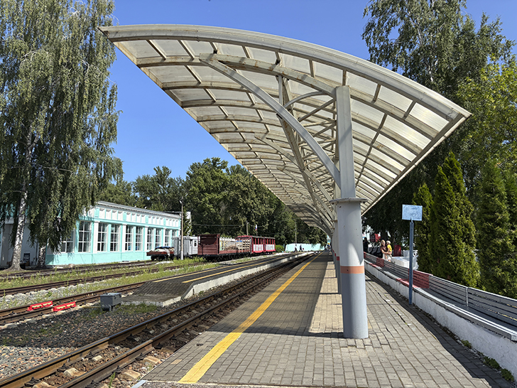 Детская железная дорога в Нижнем Новгороде (фото Олег Д., июль, 2025)