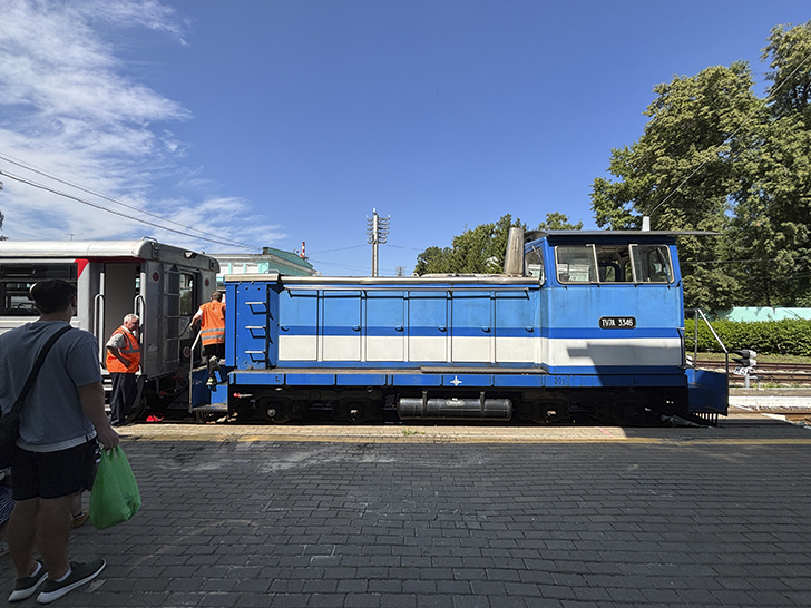 Детская железная дорога в Нижнем Новгороде (фото Олег Д., июль, 2025)