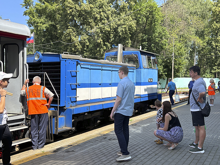 Детская железная дорога в Нижнем Новгороде (фото Олег Д., июль, 2025)