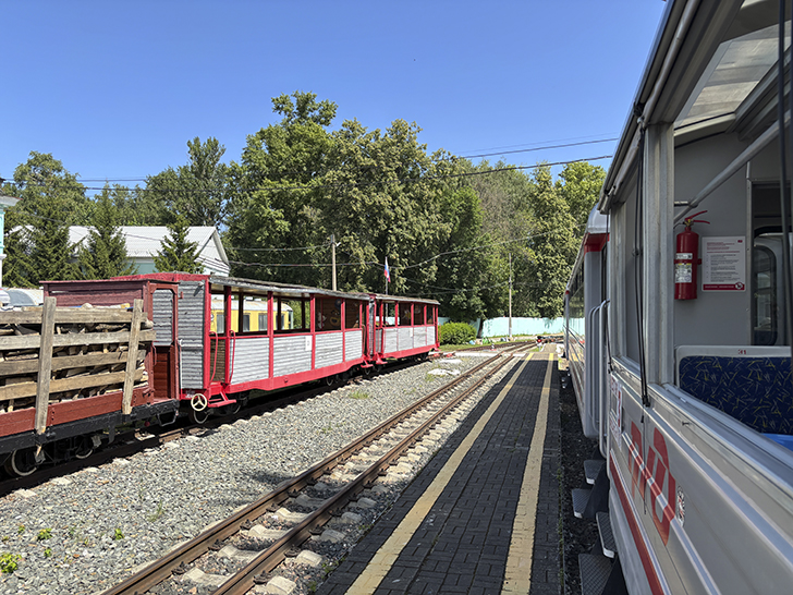 Детская железная дорога в Нижнем Новгороде (фото Олег Д., июль, 2025)