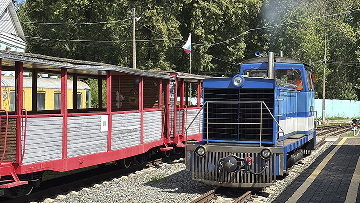 Детская железная дорога в Нижнем Новгороде (фото Олег Д., июль, 2025)