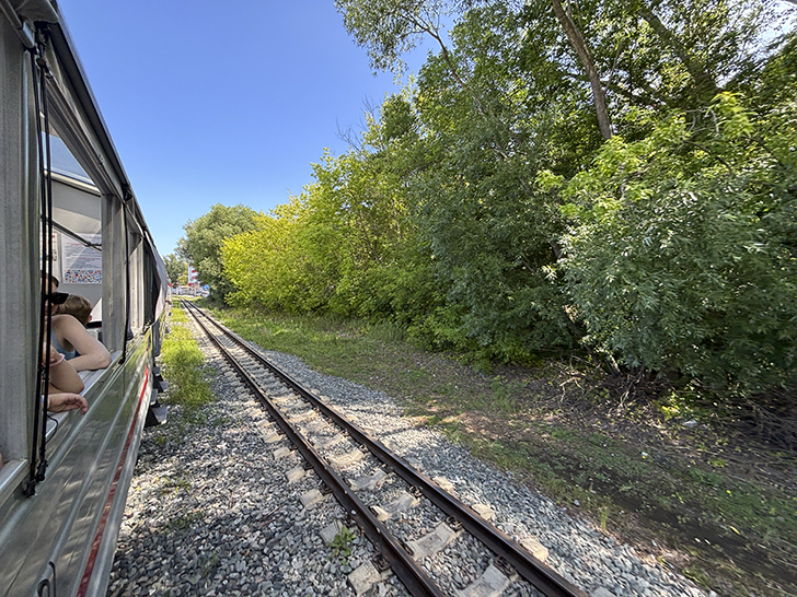 Детская железная дорога в Нижнем Новгороде (фото Олег Д., июль, 2025)