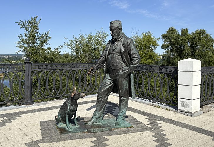 Прогулка по Верхне-Волжской набережной в Нижнем Новгороде (фото Олег Д., июль, 2025)