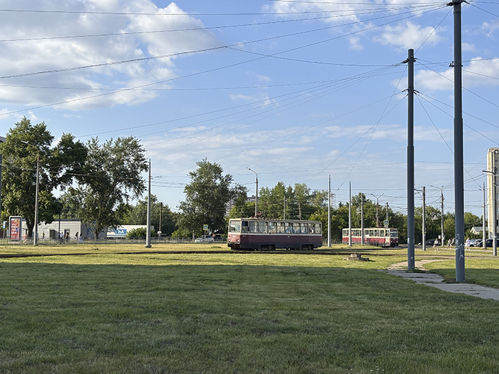 Трамвайная система Нижнего Новгорода (фото Олег Д., июль, 2025)