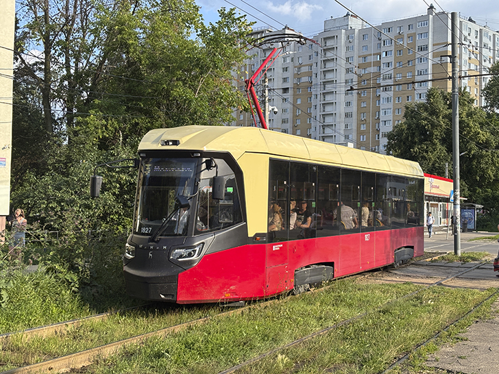 Трамвайная система Нижнего Новгорода (фото Олег Д., июль, 2025)