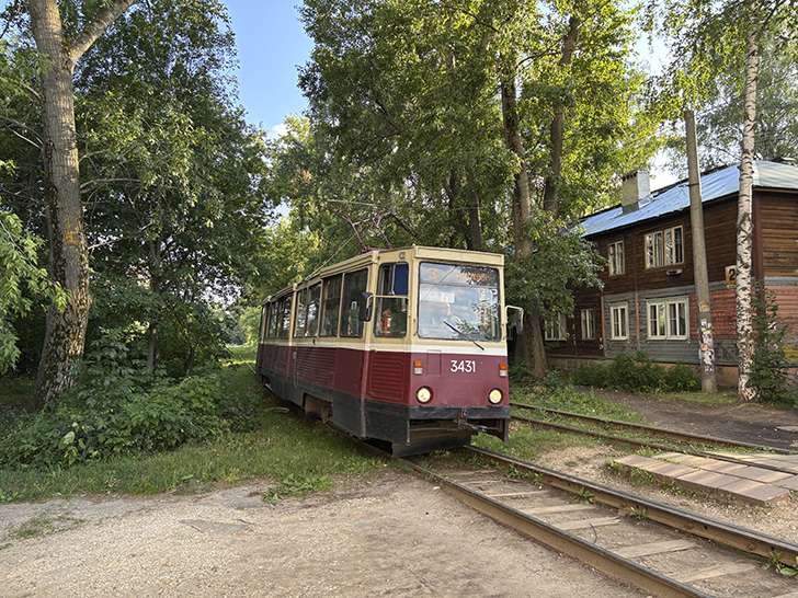 Трамвайная система Нижнего Новгорода (фото Олег Д., июль, 2025)