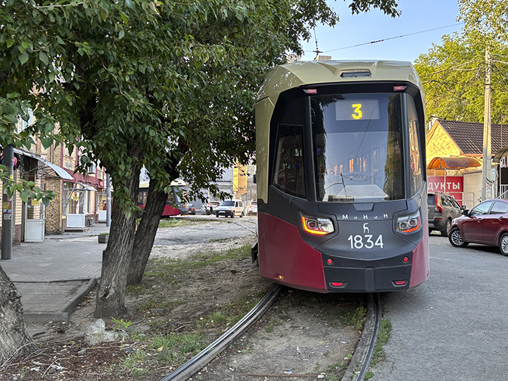 Трамвайная система Нижнего Новгорода (фото Олег Д., июль, 2025)