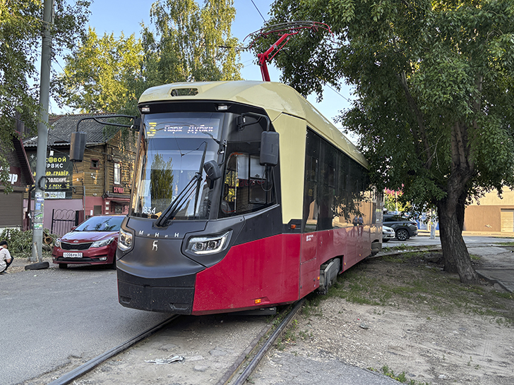 Трамвайная система Нижнего Новгорода (фото Олег Д., июль, 2025)