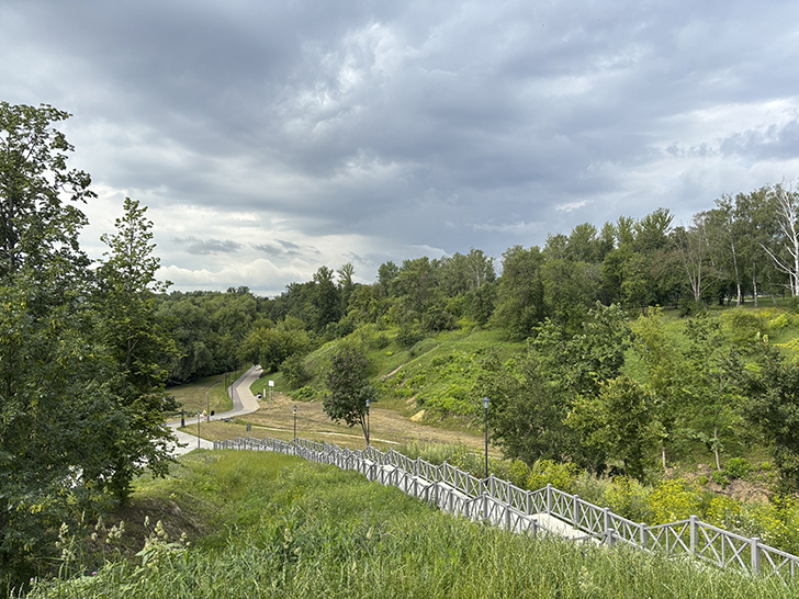 Сквер Дворянское гнездо в Орле (фото Олег Д., июль, 2025)