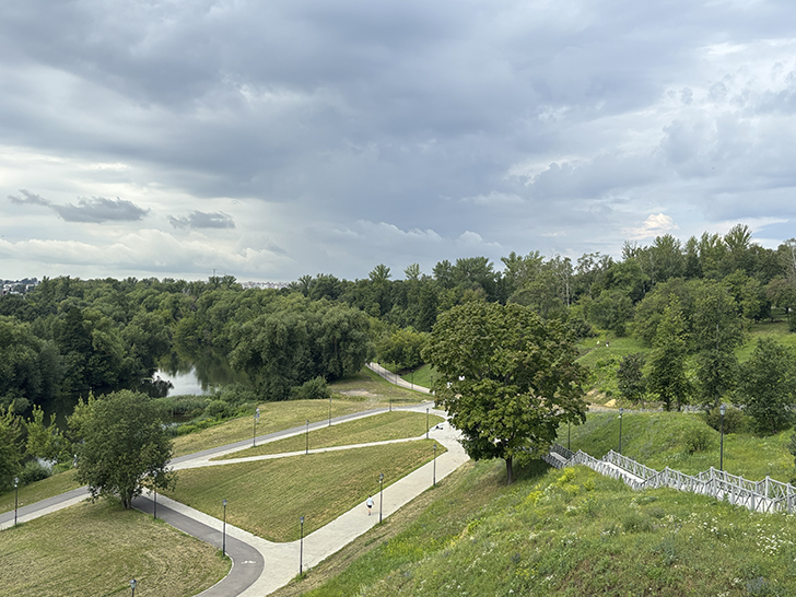 Сквер Дворянское гнездо в Орле (фото Олег Д., июль, 2025)