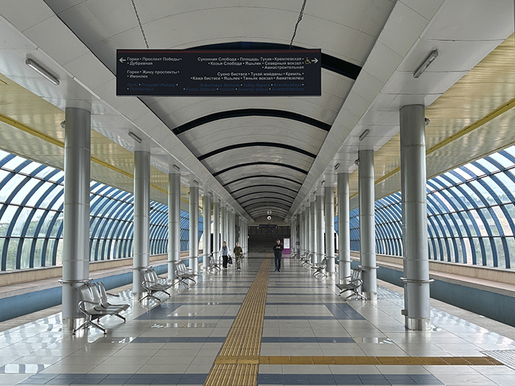 Казанский метрополитен (фото Олег Д., июль, 2024)