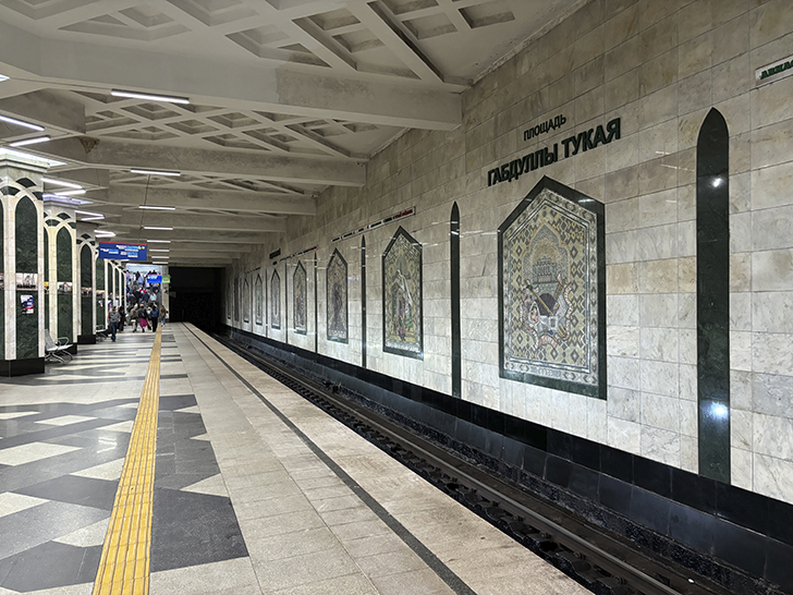 Казанский метрополитен (фото Олег Д., июль, 2024)