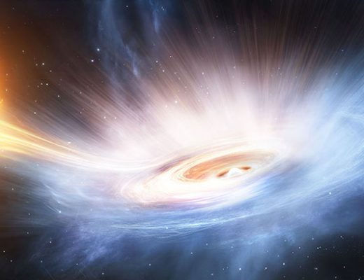 Художественная визуализация аккреционных ветров вокруг рентгеновской системы GX13+1. Credit: ESA