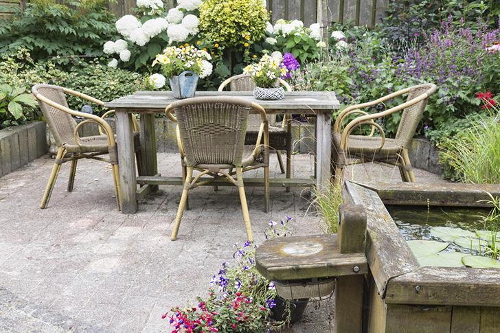 Рустикальный стиль сада