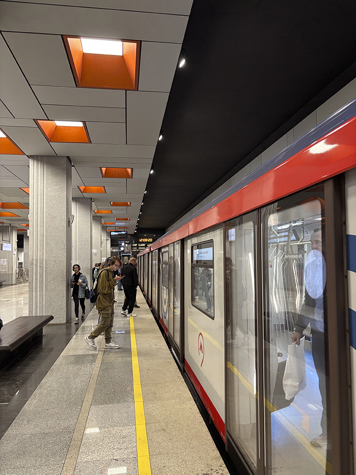 Троицкая линия Московского метро (фото Олег Д., Москва, сентябрь, 2025)