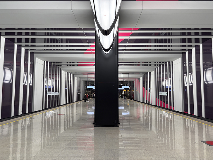 Троицкая линия Московского метро (фото Олег Д., Москва, сентябрь, 2025)