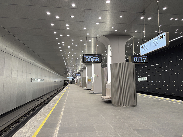 Троицкая линия Московского метро (фото Олег Д., Москва, сентябрь, 2025)