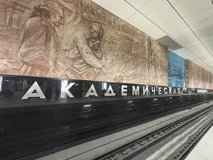 Троицкая линия Московского метро (фото Олег Д., Москва, сентябрь, 2025)