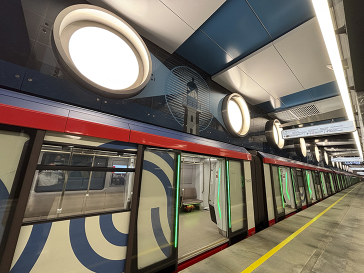 Троицкая линия Московского метро (фото Олег Д., Москва, сентябрь, 2025)