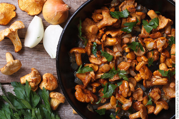 Жареные грибы