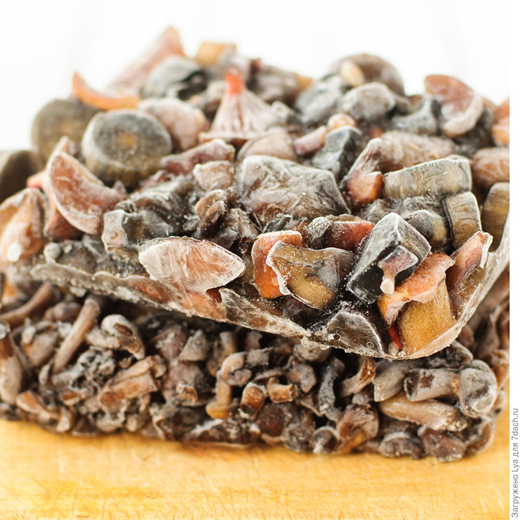 Жареные грибы можно хранить в морозильной камере