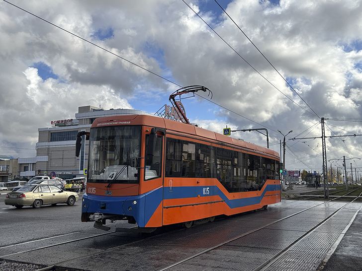 Коломенский трамвай (фото Олег Д., осень, 2025)
