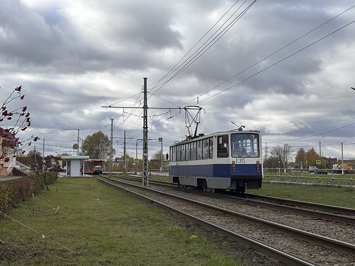 Коломенский трамвай (фото Олег Д., осень, 2025)