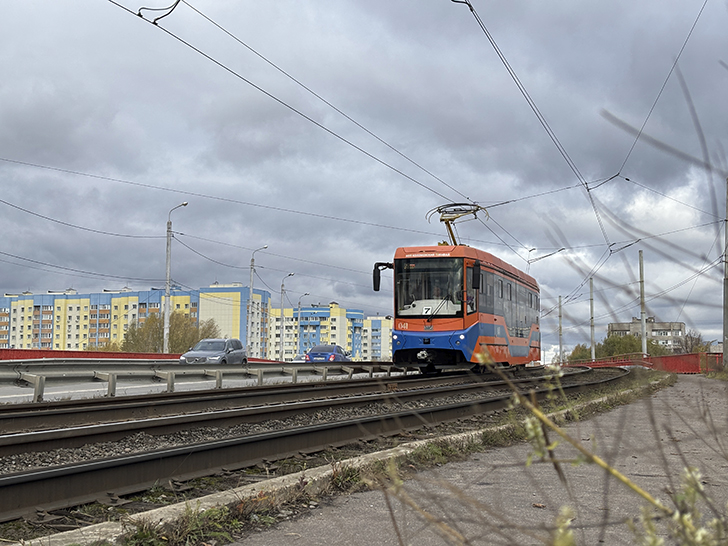 Коломенский трамвай (фото Олег Д., осень, 2025)