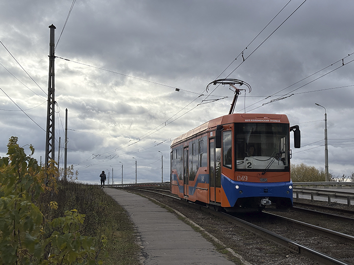Коломенский трамвай (фото Олег Д., осень, 2025)