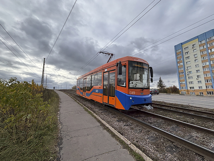 Коломенский трамвай (фото Олег Д., осень, 2025)