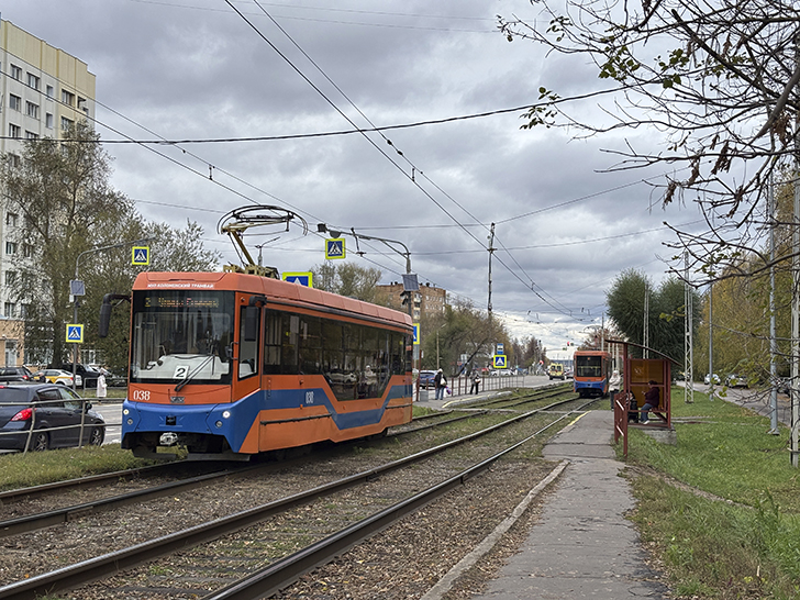 Коломенский трамвай (фото Олег Д., осень, 2025)