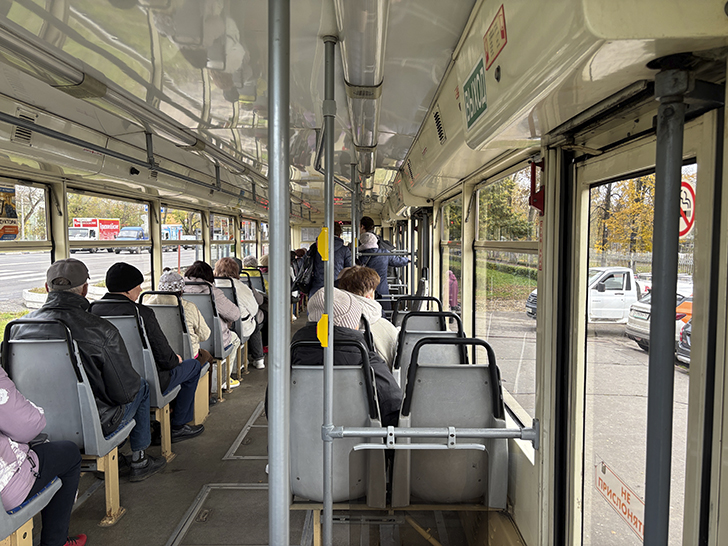 Коломенский трамвай (фото Олег Д., осень, 2025)