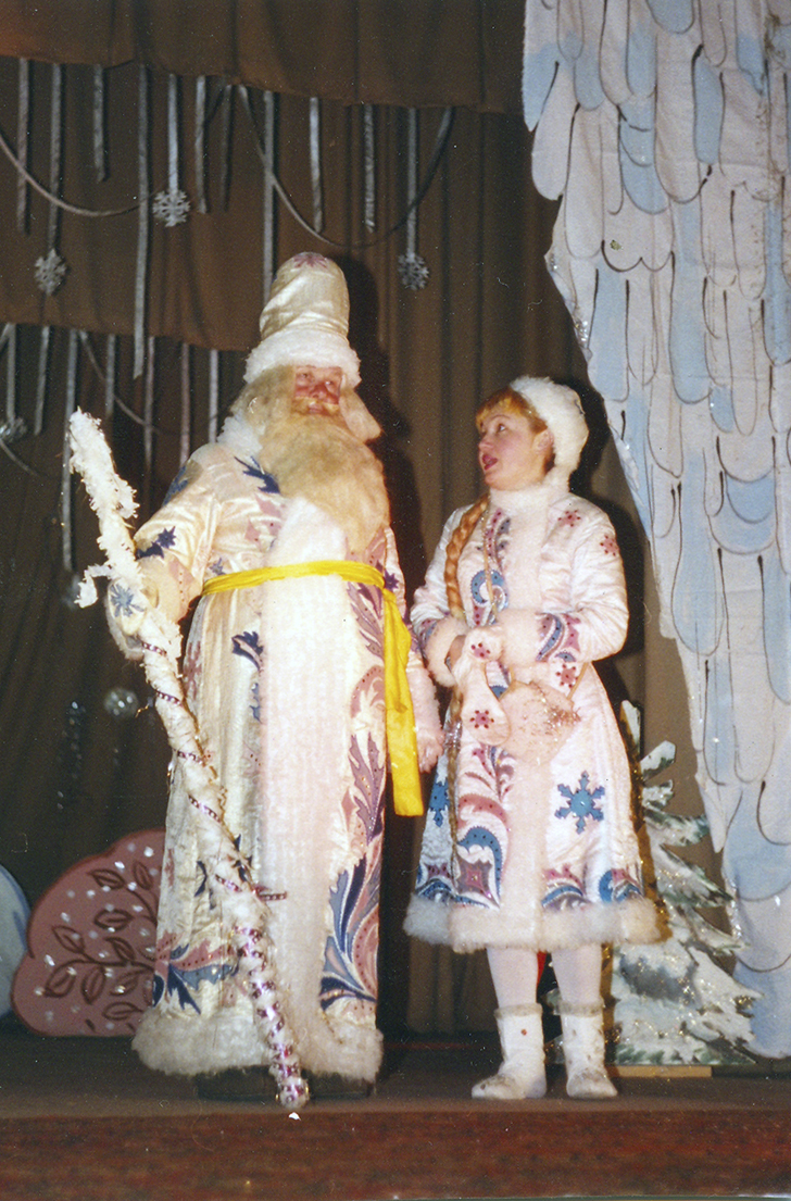 Дед Мороз Игорь Галошин и Снегурочка Татьяна Рябинкина