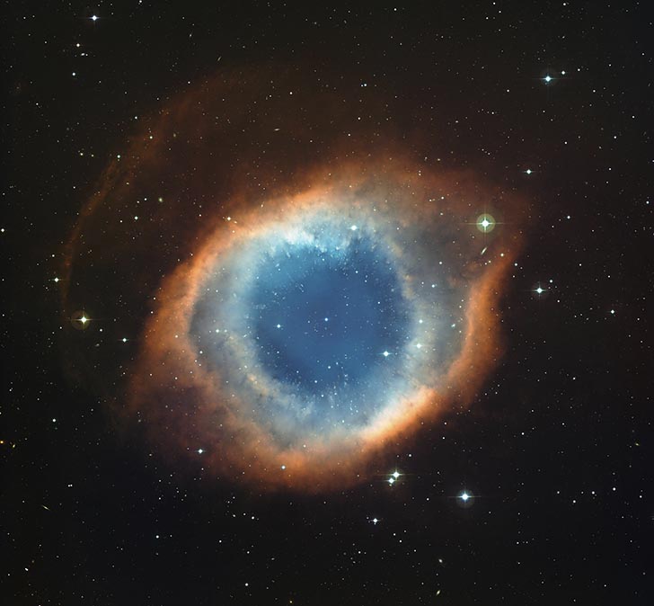 Туманность Улитка (NGC 7293) в видимом свете. Credit: ESO